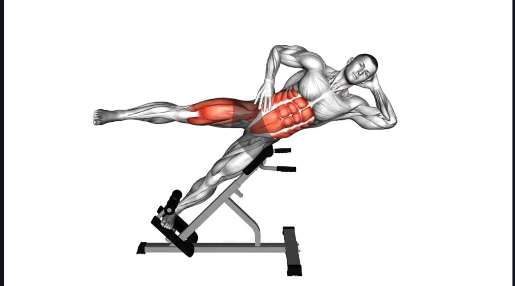 45 Degree Bycicle Twisting Crunch